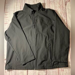 Swiss Tech Men's 3XL lined Black Windbreaker Jacket